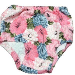 Label Jane Baby Diaper Cover 12M Pink Pull On Floral Boho Hippie Preppy Girly